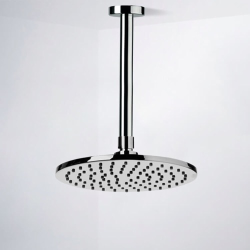 8 Inch Ceiling Mount Rain Shower Head With Arm, Chrome 8 Inch Ceiling Mount Rain Shower Head With Arm, Chrome Remer 347N-359MM20